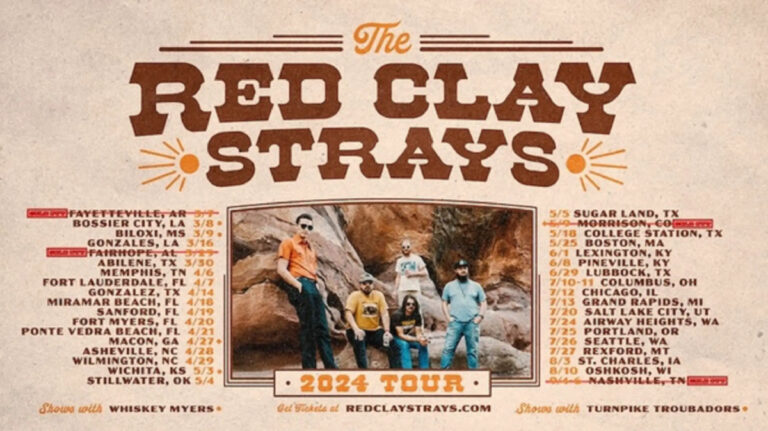 Red Clay Strays Extend 2024 Tour Dates Saving Country Music Red Clay Strays Tour 768x431 